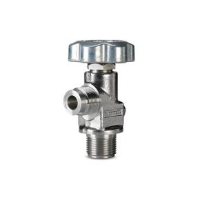 Sherwood Valve, CGA 580 outlet, 3/4" NGT inlet, Stainless Steel Diaphragm Packless, 3360 PSI Pressure Relief Device