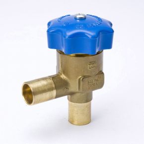 Packless Diaphragm Valve -  1/4 OD Angled Solder to Solder ( Tuffy 114P-4S ) - A15539
