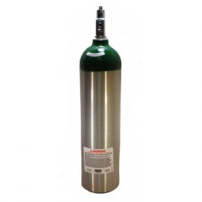 Medical oxygen cylinder, plus post valve