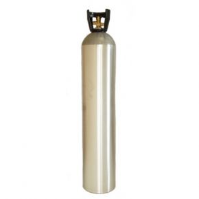 122 Cubic Foot Cylinder + Valve + Carry Handle