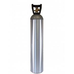 90 Cubic Foot Cylinder + Valve + Carry Handle